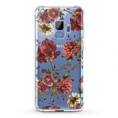 Lex Altern TPU Silicone Samsung Galaxy Case Painted Red Flowers