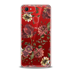 Lex Altern TPU Silicone Oppo Case Painted Red Flowers