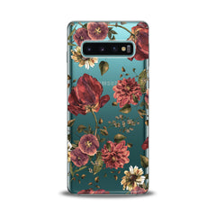 Lex Altern TPU Silicone Samsung Galaxy Case Painted Red Flowers