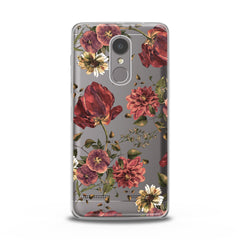 Lex Altern TPU Silicone Lenovo Case Painted Red Flowers