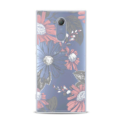 Lex Altern TPU Silicone Sony Xperia Case Floral Printed Pattern