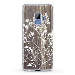 Lex Altern TPU Silicone Samsung Galaxy Case White Tree Pattern