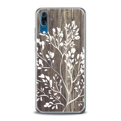 Lex Altern TPU Silicone Huawei Honor Case White Tree Pattern