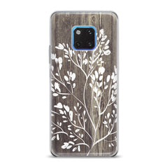 Lex Altern TPU Silicone Huawei Honor Case White Tree Pattern