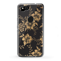 Lex Altern TPU Silicone Google Pixel Case Beautiful Painted Flowers