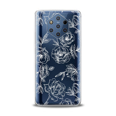 Lex Altern White Roses Print Nokia Case