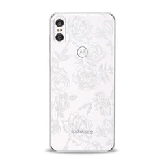 Lex Altern TPU Silicone Motorola Case White Roses Print