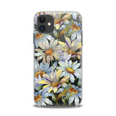 Lex Altern TPU Silicone iPhone Case Watercolor Daisies