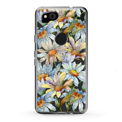 Lex Altern TPU Silicone Google Pixel Case Watercolor Daisies