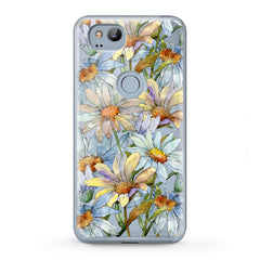 Lex Altern TPU Silicone Google Pixel Case Watercolor Daisies