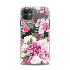 Lex Altern TPU Silicone iPhone Case Awesome Peonies Pattern