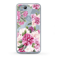 Lex Altern TPU Silicone Google Pixel Case Awesome Peonies Pattern