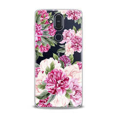 Lex Altern TPU Silicone Nokia Case Awesome Peonies Pattern