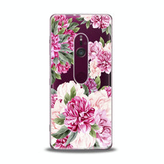 Lex Altern TPU Silicone Sony Xperia Case Awesome Peonies Pattern