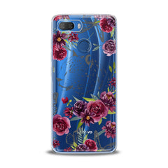 Lex Altern TPU Silicone Lenovo Case Red Flowers Theme