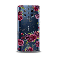 Lex Altern TPU Silicone Nokia Case Red Flowers Theme