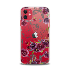 Lex Altern TPU Silicone iPhone Case Red Flowers Theme