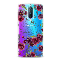 Lex Altern Red Flowers Theme Oppo Case