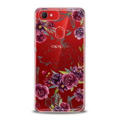 Lex Altern TPU Silicone Oppo Case Red Flowers Theme