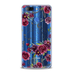 Lex Altern TPU Silicone Lenovo Case Red Flowers Theme