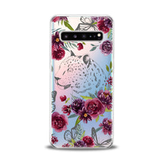 Lex Altern Red Flowers Theme Samsung Galaxy Case