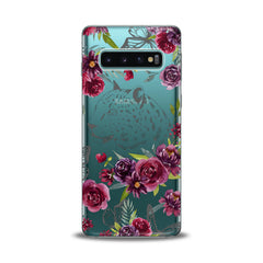 Lex Altern TPU Silicone Samsung Galaxy Case Red Flowers Theme