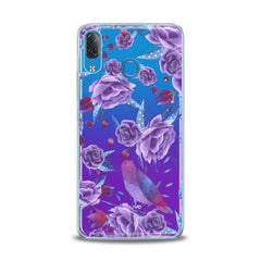 Lex Altern TPU Silicone Lenovo Case Nice Purple Plants