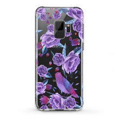 Lex Altern TPU Silicone Samsung Galaxy Case Nice Purple Plants