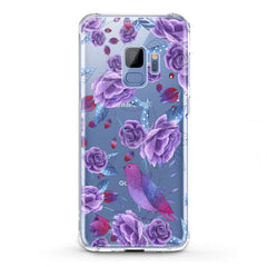 Lex Altern TPU Silicone Samsung Galaxy Case Nice Purple Plants