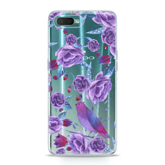 Lex Altern TPU Silicone Oppo Case Nice Purple Plants