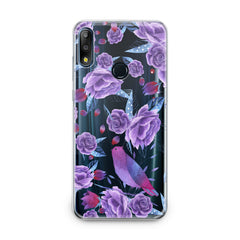 Lex Altern TPU Silicone Asus Zenfone Case Nice Purple Plants