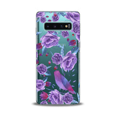 Lex Altern TPU Silicone Samsung Galaxy Case Nice Purple Plants