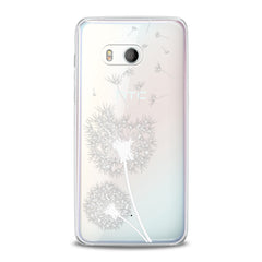 Lex Altern TPU Silicone HTC Case White Dandelion