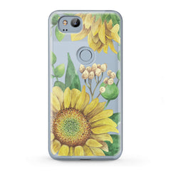 Lex Altern TPU Silicone Google Pixel Case Watercolor Sunflower