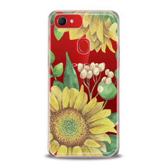 Lex Altern TPU Silicone Oppo Case Watercolor Sunflower