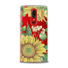 Lex Altern TPU Silicone OnePlus Case Watercolor Sunflower