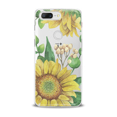 Lex Altern TPU Silicone OnePlus Case Watercolor Sunflower