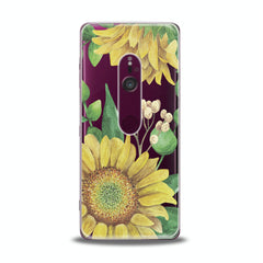 Lex Altern TPU Silicone Sony Xperia Case Watercolor Sunflower