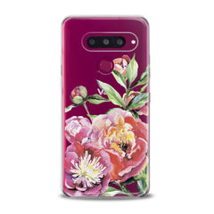 Lex Altern TPU Silicone Phone Case Garden Peony Pattern