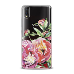 Lex Altern TPU Silicone VIVO Case Garden Peony Pattern