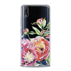 Lex Altern TPU Silicone VIVO Case Garden Peony Pattern