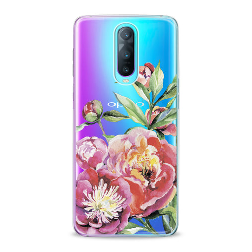 Lex Altern Garden Peony Pattern Oppo Case