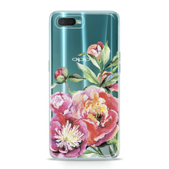 Lex Altern TPU Silicone Oppo Case Garden Peony Pattern