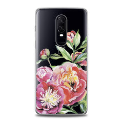 Lex Altern TPU Silicone OnePlus Case Garden Peony Pattern