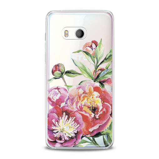 Lex Altern Garden Peony Pattern HTC Case