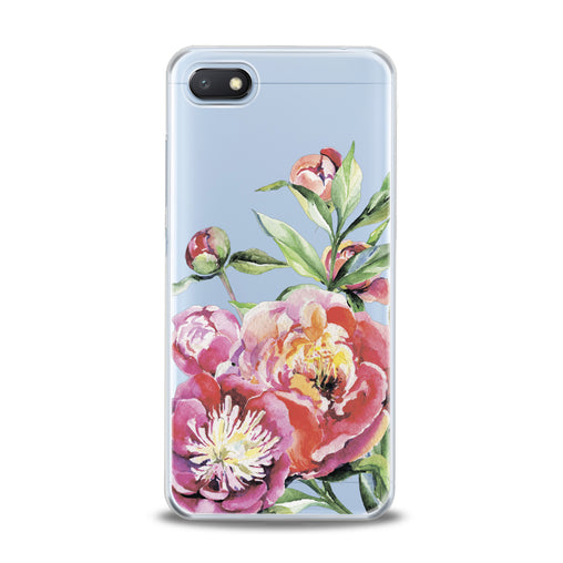 Lex Altern Garden Peony Pattern Xiaomi Redmi Mi Case