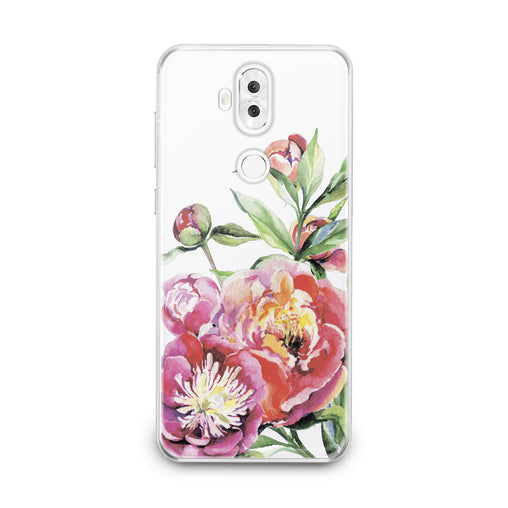 Lex Altern Garden Peony Pattern Asus Zenfone Case