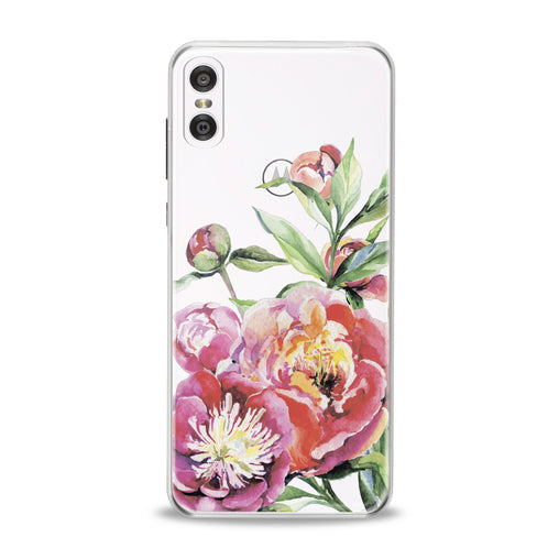 Lex Altern Garden Peony Pattern Motorola Case