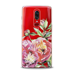 Lex Altern TPU Silicone OnePlus Case Garden Peony Pattern