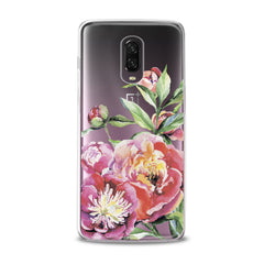 Lex Altern TPU Silicone OnePlus Case Garden Peony Pattern